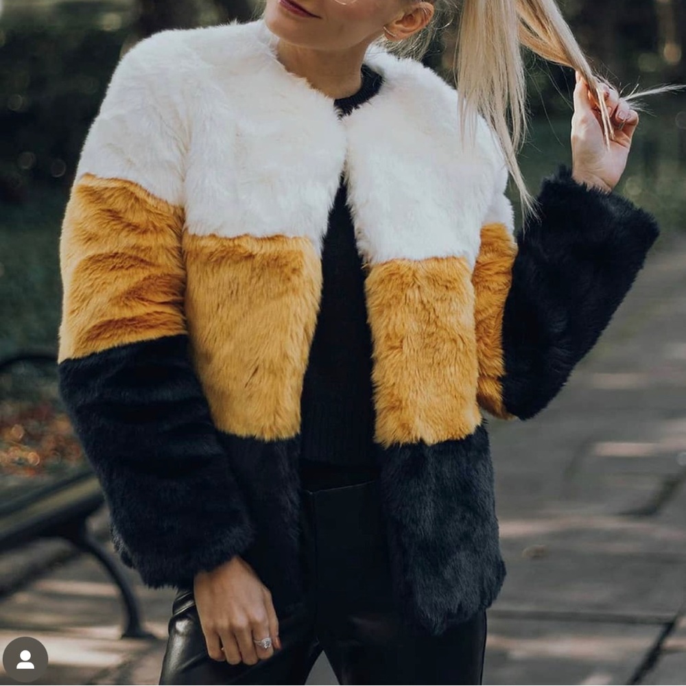 Softest faux fur jacket